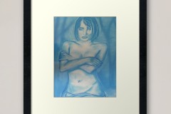 JewelBox-Art-Blue-Nude-Framed-Art-Print