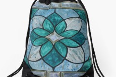 JewelBox-Art-Stained-Glass-Window-Green-Drawstring-Bag
