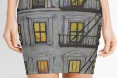JewelBox-Art-Windows-Yellow-Mini-Skirt